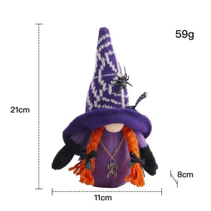 Spooky Gnome Halloween Plush Doll - Halloween - Gnomes & Scarecrow Decorations - Scribble Snacks