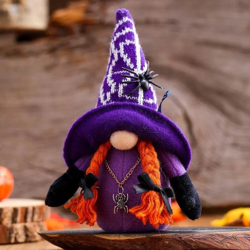 Spooky Gnome Halloween Plush Doll - Halloween - Gnomes & Scarecrow Decorations - Scribble Snacks