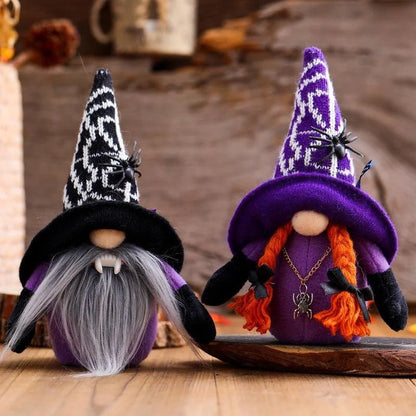 Spooky Gnome Halloween Plush Doll - Halloween - Gnomes & Scarecrow Decorations - Scribble Snacks