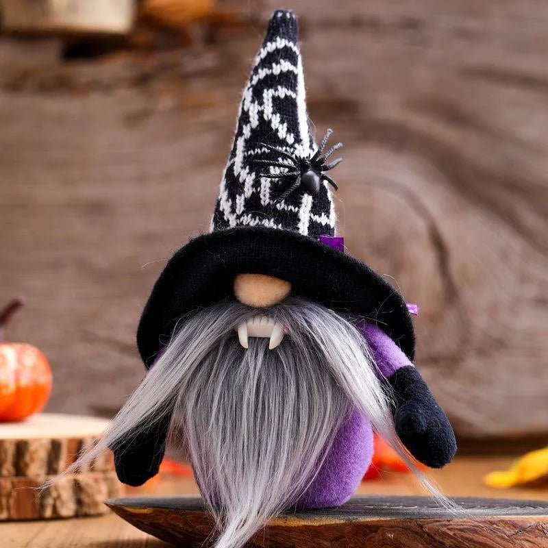 Spooky Gnome Halloween Plush Doll - Halloween - Gnomes & Scarecrow Decorations - Scribble Snacks