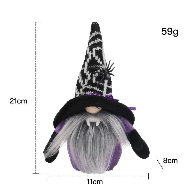 Spooky Gnome Halloween Plush Doll - Halloween - Gnomes & Scarecrow Decorations - Scribble Snacks