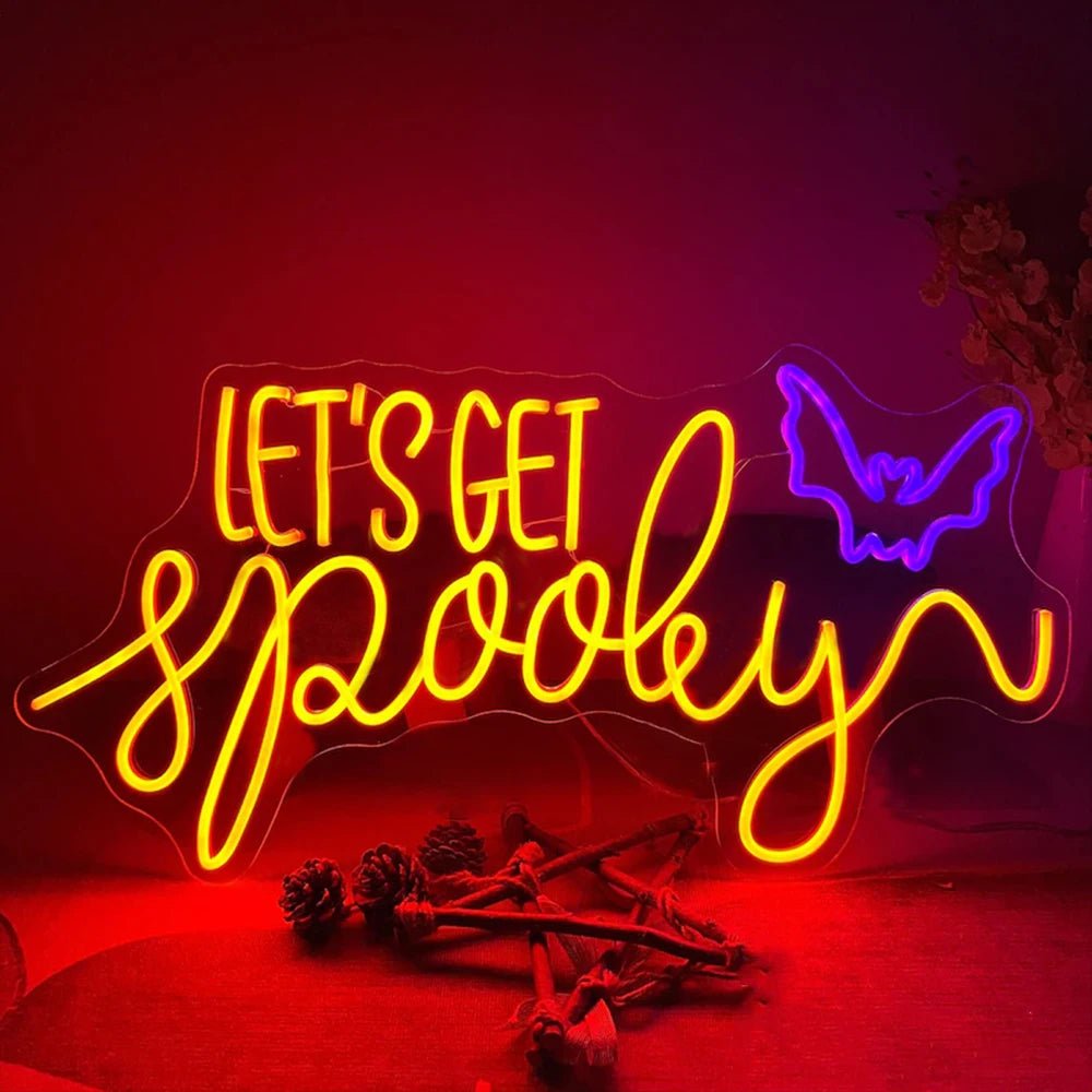 Spooky Halloween LED Neon Light - Halloween - LED Lighting & Neon Signs - Scribble Snacks