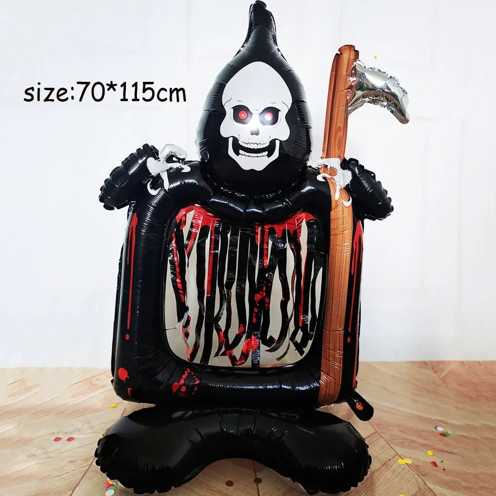 Spooky Mummy Pumpkin Foil Balloon - Halloween - Balloons & Garlands - Scribble Snacks