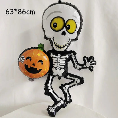 Spooky Mummy Pumpkin Foil Balloon - Halloween - Balloons & Garlands - Scribble Snacks