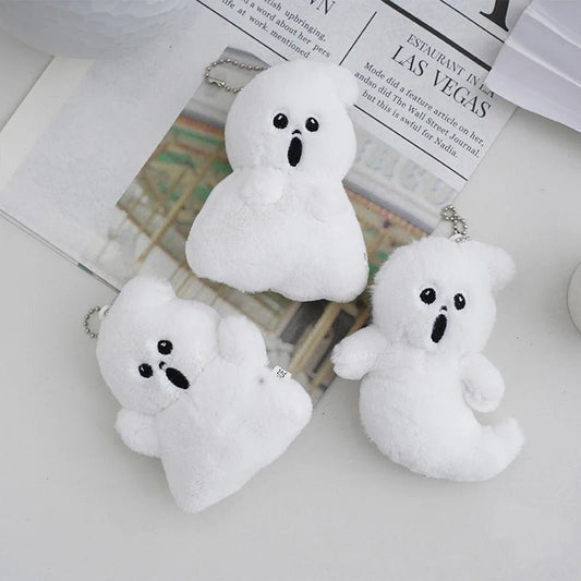 Spooky Pandemonium Ghost Pendant - Halloween - Shoe Charms & Keychains - Scribble Snacks