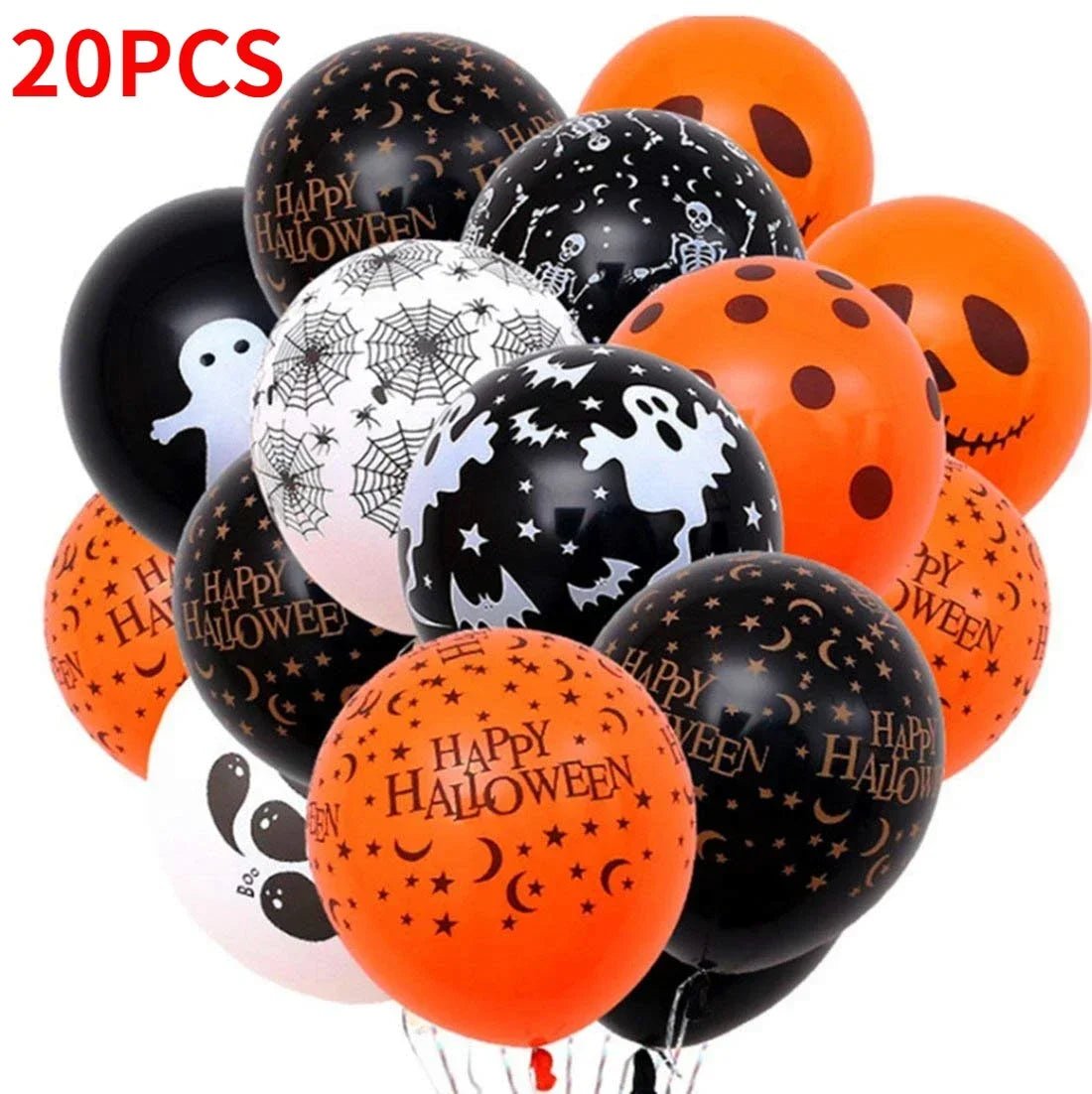 Spooky Pumpkin Birthday Balloons Set - Halloween - Balloons & Garlands - Scribble Snacks