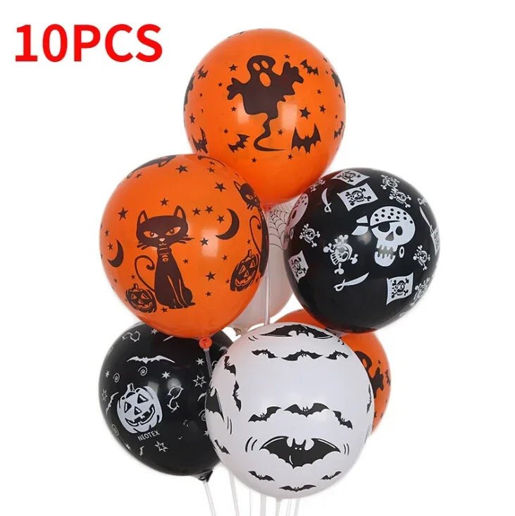 Spooky Pumpkin Birthday Balloons Set - Halloween - Balloons & Garlands - Scribble Snacks