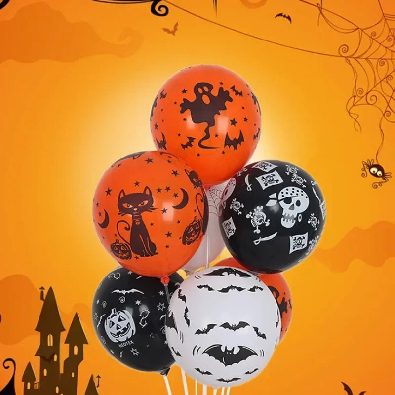 Spooky Pumpkin Birthday Balloons Set - Halloween - Balloons & Garlands - Scribble Snacks