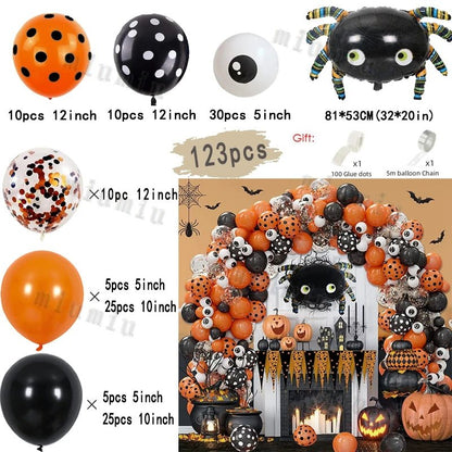 Spooky Pumpkin Halloween Balloon Set - Halloween - Balloons & Garlands - Scribble Snacks