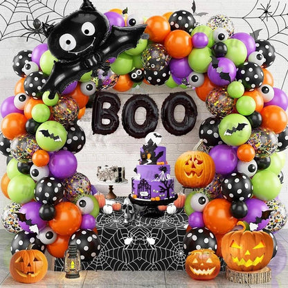 Spooky Pumpkin Halloween Balloon Set - Halloween - Balloons & Garlands - Scribble Snacks