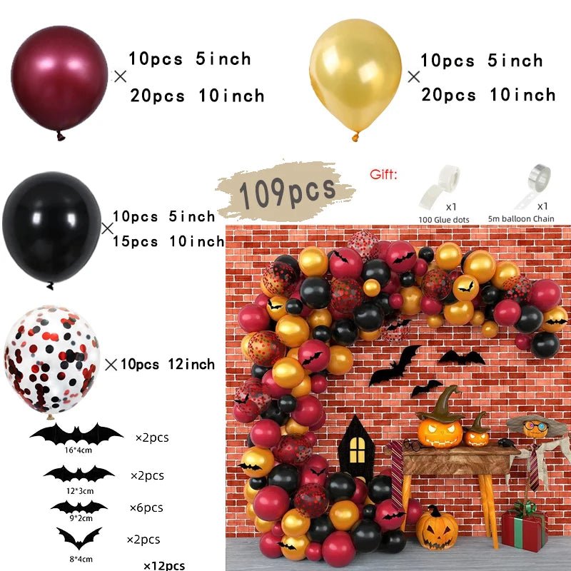 Spooky Pumpkin Halloween Balloon Set - Halloween - Balloons & Garlands - Scribble Snacks