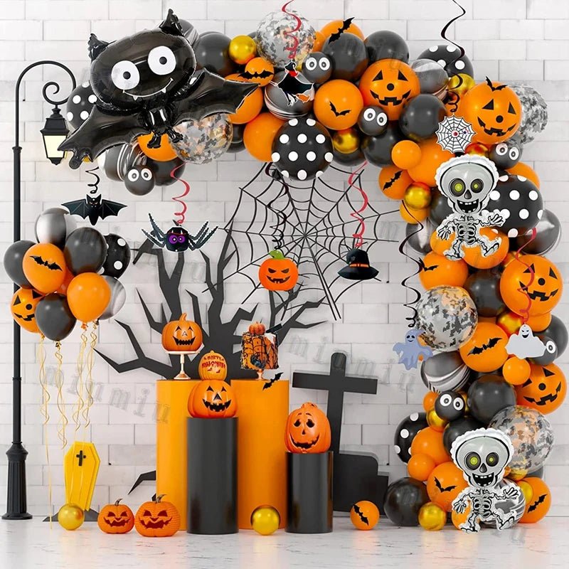 Spooky Pumpkin Halloween Balloon Set - Halloween - Balloons & Garlands - Scribble Snacks