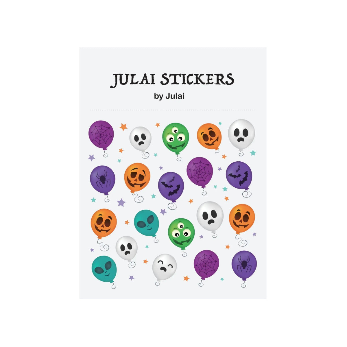 Spooky Pumpkin Sticker Pack - Halloween - Stickers & Labels (including Scrapbooking, Wall Decals) - Scribble Snacks