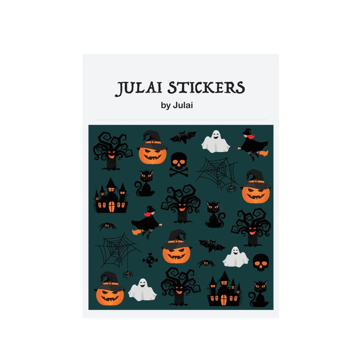 Spooky Pumpkin Sticker Pack - Halloween - Stickers & Labels (including Scrapbooking, Wall Decals) - Scribble Snacks