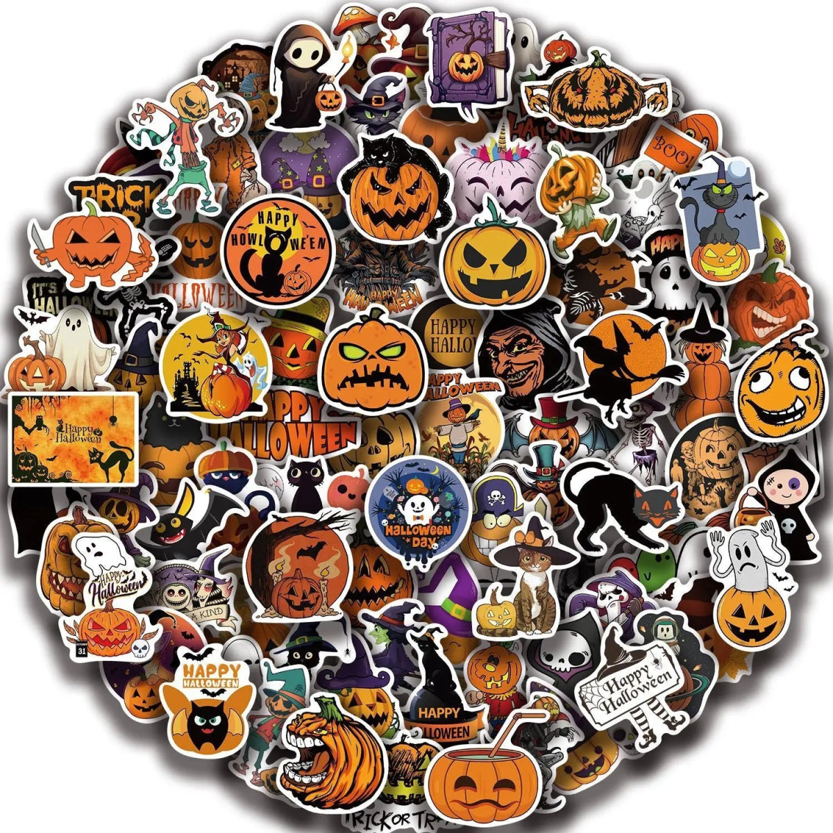 Spooky Snack - Themed Sticker Pack - Halloween - Stickers & Labels (including Scrapbooking, Wall Decals) - Scribble Snacks