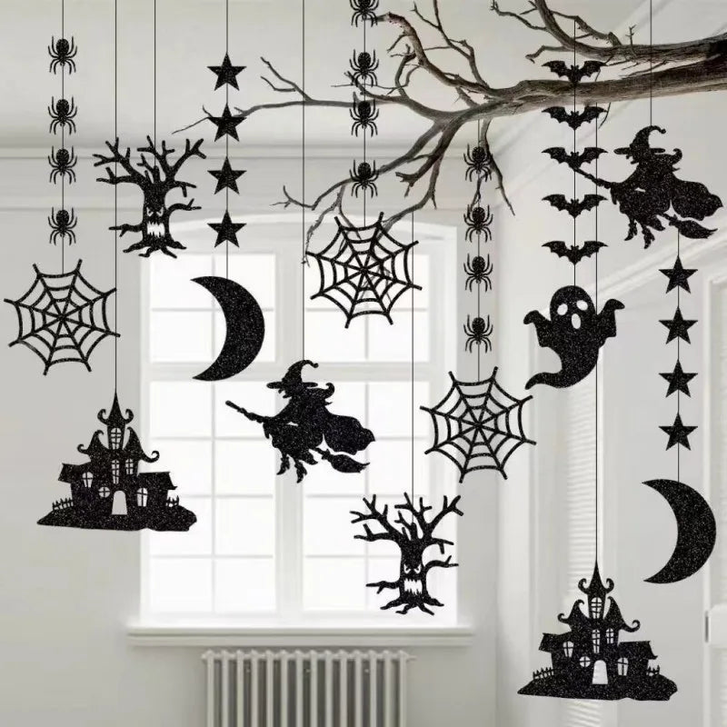 Spooky Snacks Halloween Garland - Halloween - Party Banners & Hanging Ornaments - Scribble Snacks