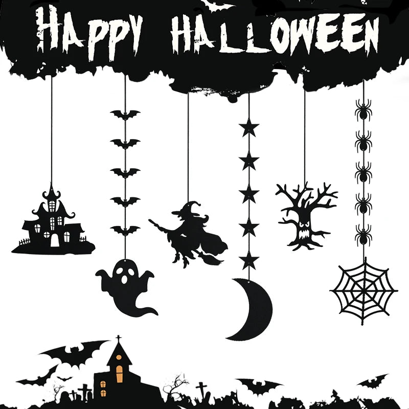 Spooky Snacks Halloween Garland - Halloween - Party Banners & Hanging Ornaments - Scribble Snacks