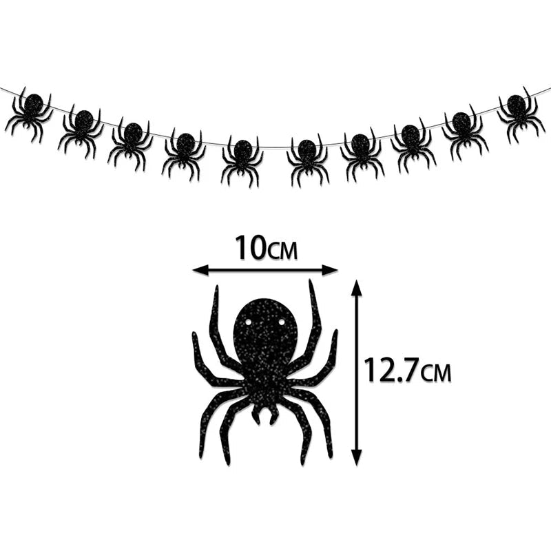 Spooky Snacks Paper Halloween Garlands - Halloween - Party Banners & Hanging Ornaments - Scribble Snacks