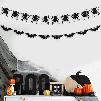 Spooky Snacks Paper Halloween Garlands - Halloween - Party Banners & Hanging Ornaments - Scribble Snacks