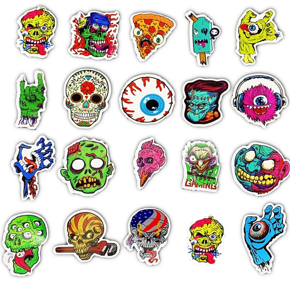 Spooky Snacks Sticker Pack - Halloween - Stickers & Labels (including Scrapbooking, Wall Decals) - Scribble Snacks