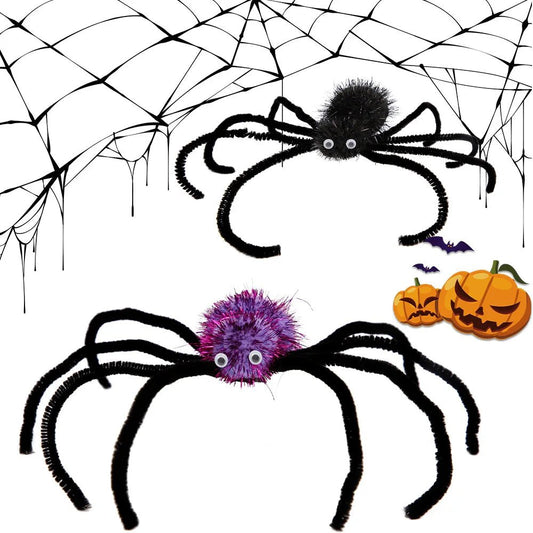 Spooky Spider Halloween Headband - Halloween - Clothing Accessories (Necklaces, Vampire Teeth, Pins, Headwear) - Scribble Snacks