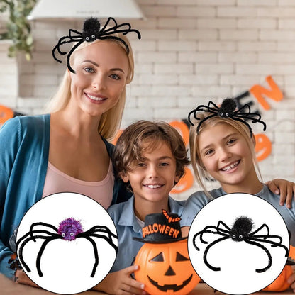 Spooky Spider Halloween Headband - Halloween - Clothing Accessories (Necklaces, Vampire Teeth, Pins, Headwear) - Scribble Snacks