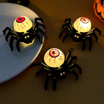 Spooky Spider Skull Candle Decor - Halloween - Lanterns & Candle Holders - Scribble Snacks