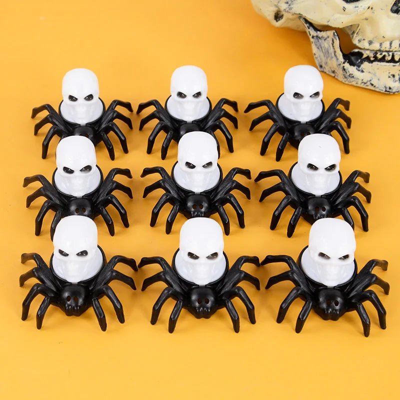 Spooky Spider Skull Candle Decor - Halloween - Lanterns & Candle Holders - Scribble Snacks