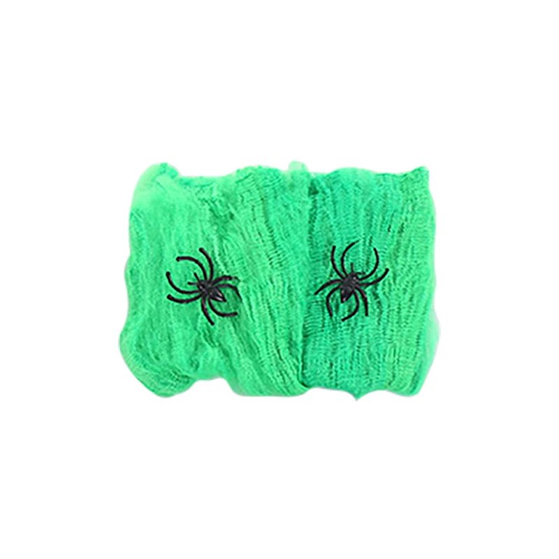 Spooky Stretch Cobwebs Decor - Halloween - Spider Webs & Gauze Decorations - Scribble Snacks