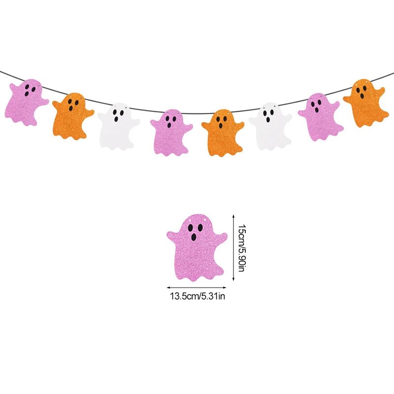 Spooky Treats Halloween Banner - Halloween - Party Banners & Hanging Ornaments - Scribble Snacks