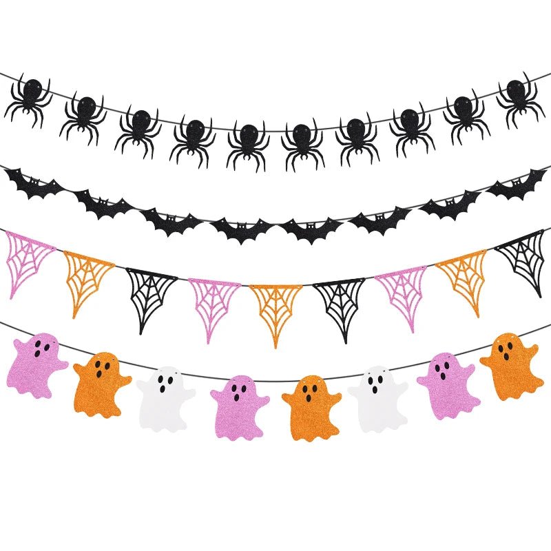 Spooky Treats Halloween Banner - Halloween - Party Banners & Hanging Ornaments - Scribble Snacks