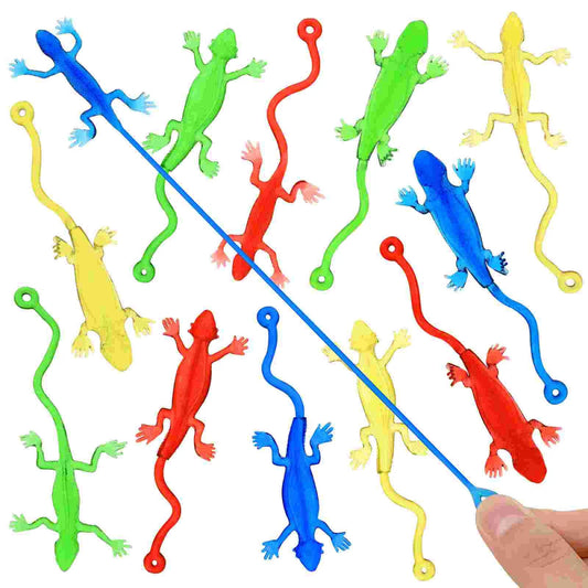 Sticky Cabrite Geckos Toy Set - Halloween - Fake Spiders & Insects - Scribble Snacks