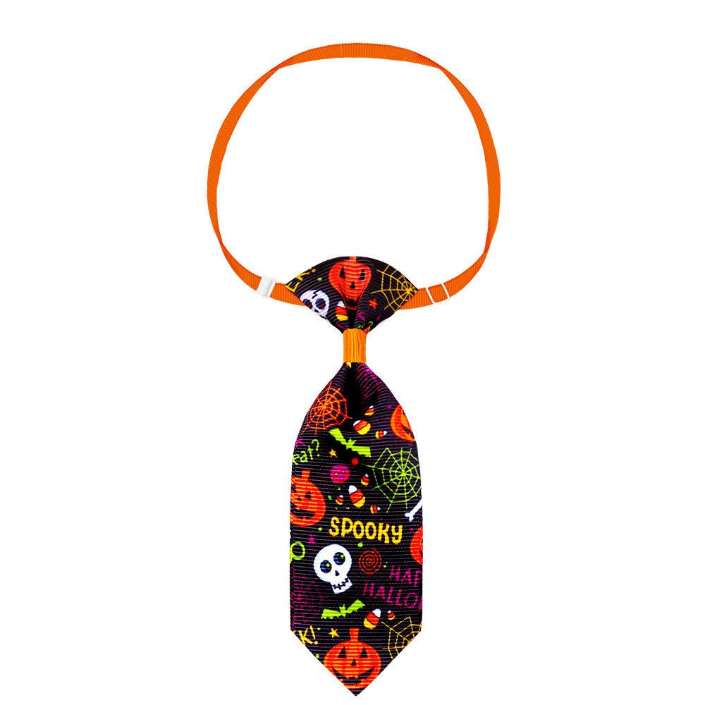 The New Wonderland Pet Halloween Series Of Halloween Skull And Necktie - 0 - Scribble Snacks