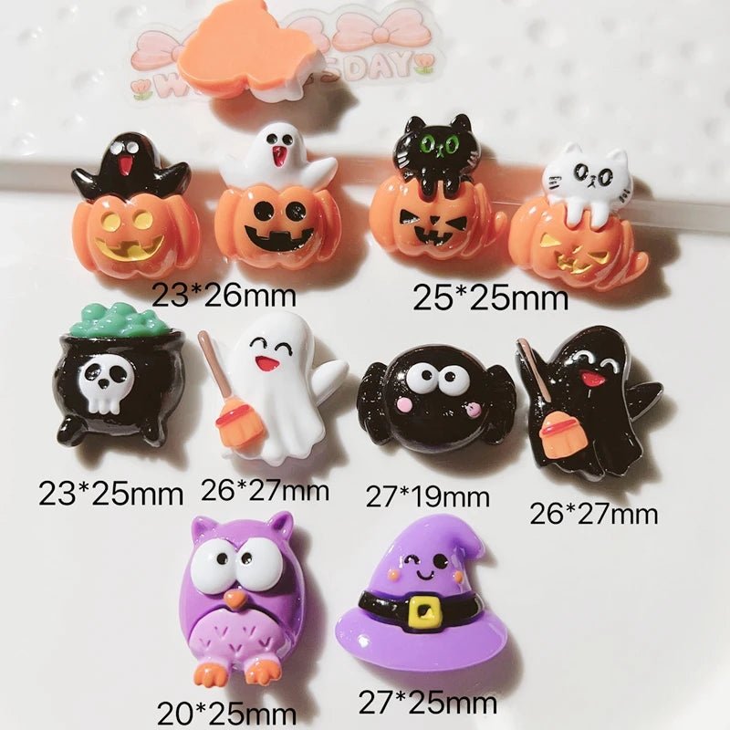 Tiny Treats Halloween Cabochons - Halloween - Resin Ornaments & Charms - Scribble Snacks