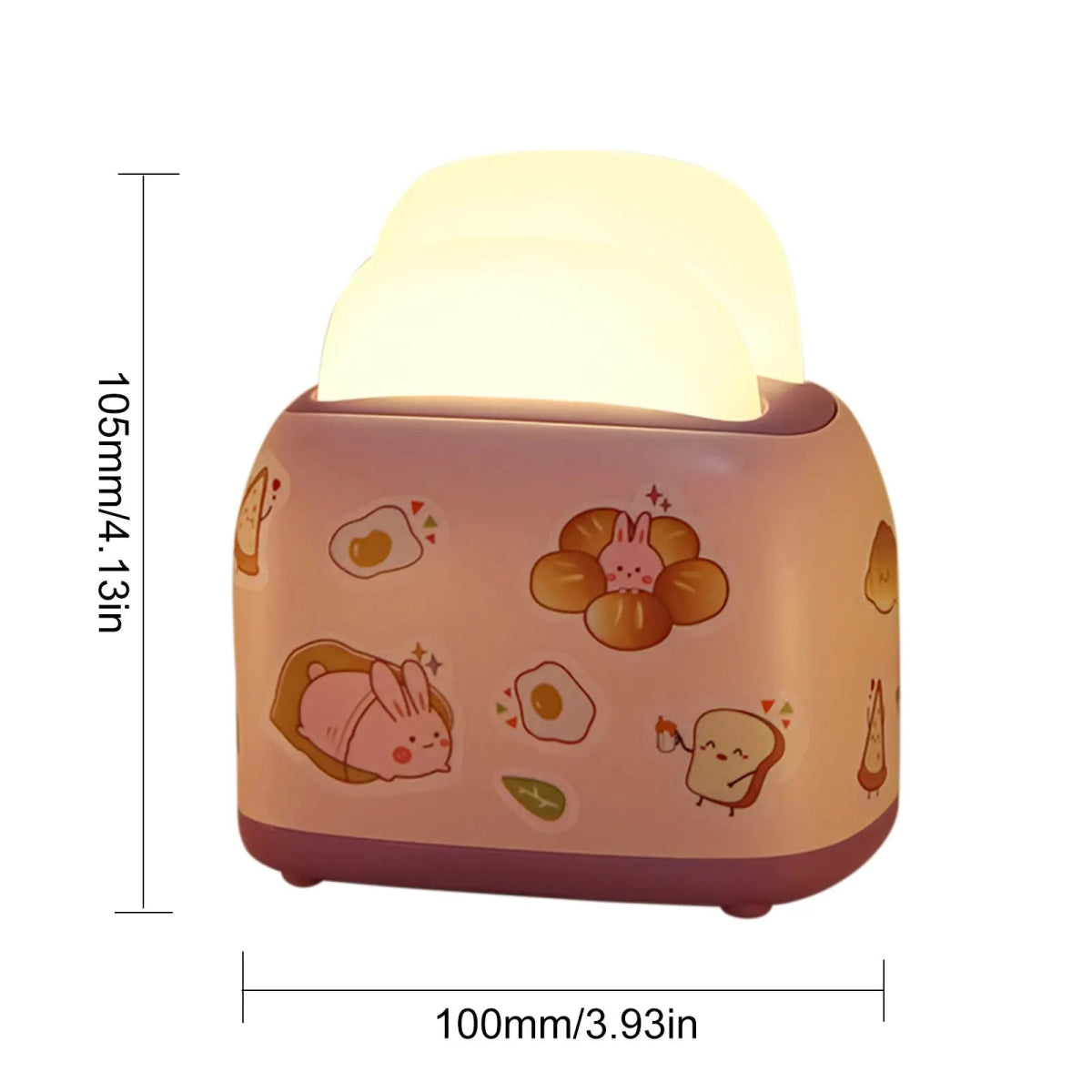 Toast Bread Light Night Lamp - Lamp / Lighting - Scribble Snacks