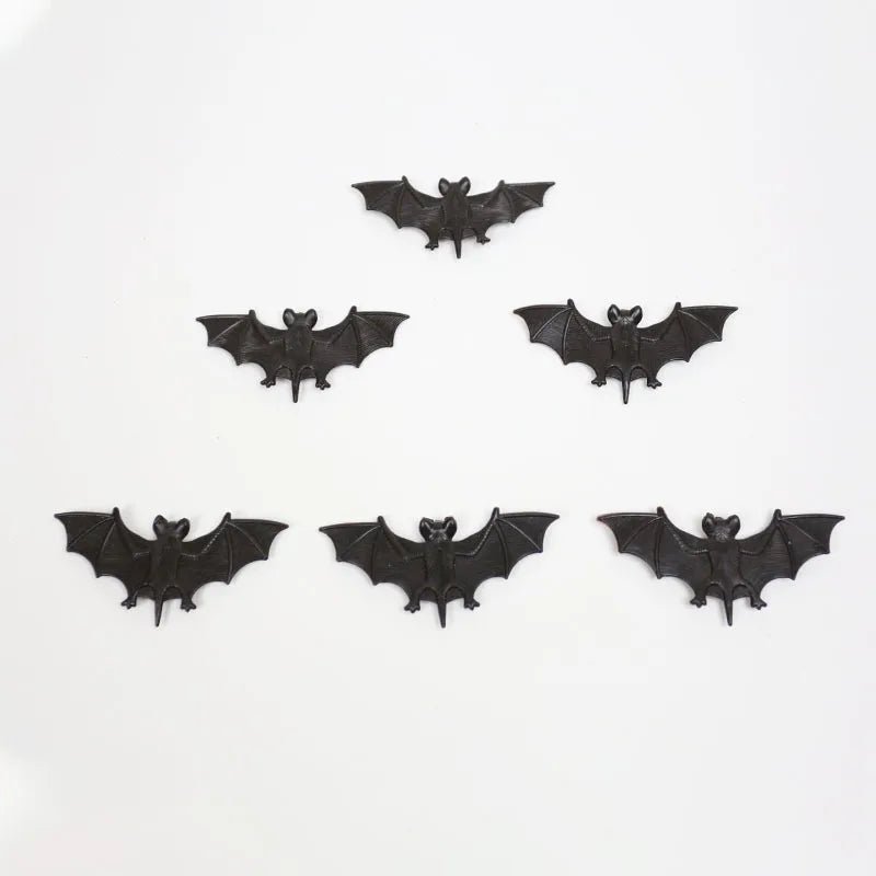 Trick - or - Treat Rubber Bat Decors - Halloween - Fake Spiders & Insects - Scribble Snacks