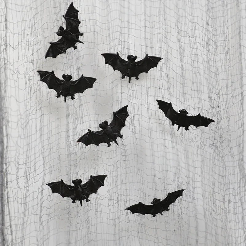 Trick - or - Treat Rubber Bat Decors - Halloween - Fake Spiders & Insects - Scribble Snacks