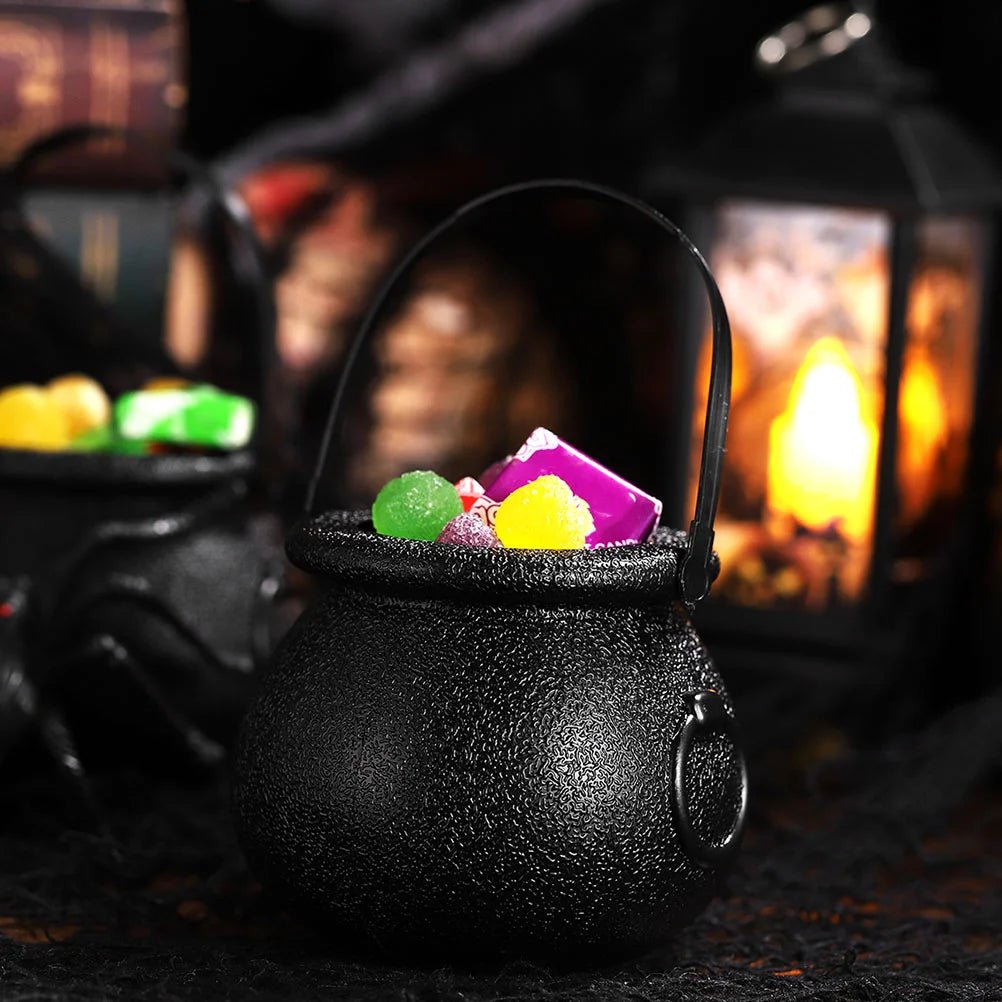 Witch Cauldron Candy Buckets - Halloween - Candy Buckets & Holders - Scribble Snacks