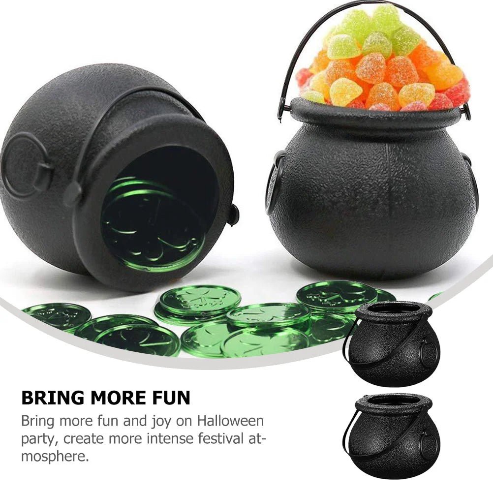 Witch Cauldron Candy Buckets - Halloween - Candy Buckets & Holders - Scribble Snacks