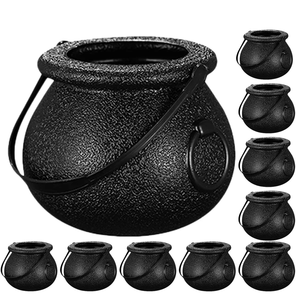 Witch Cauldron Candy Buckets - Halloween - Candy Buckets & Holders - Scribble Snacks