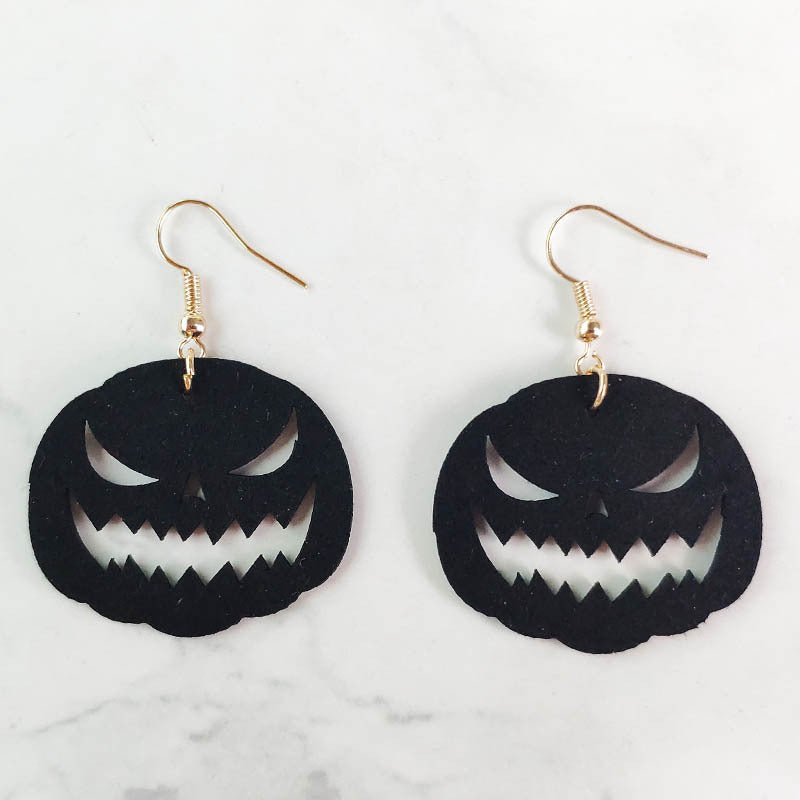 Women's Halloween Skull Spider Earrings - 0 - Scribble Snacks