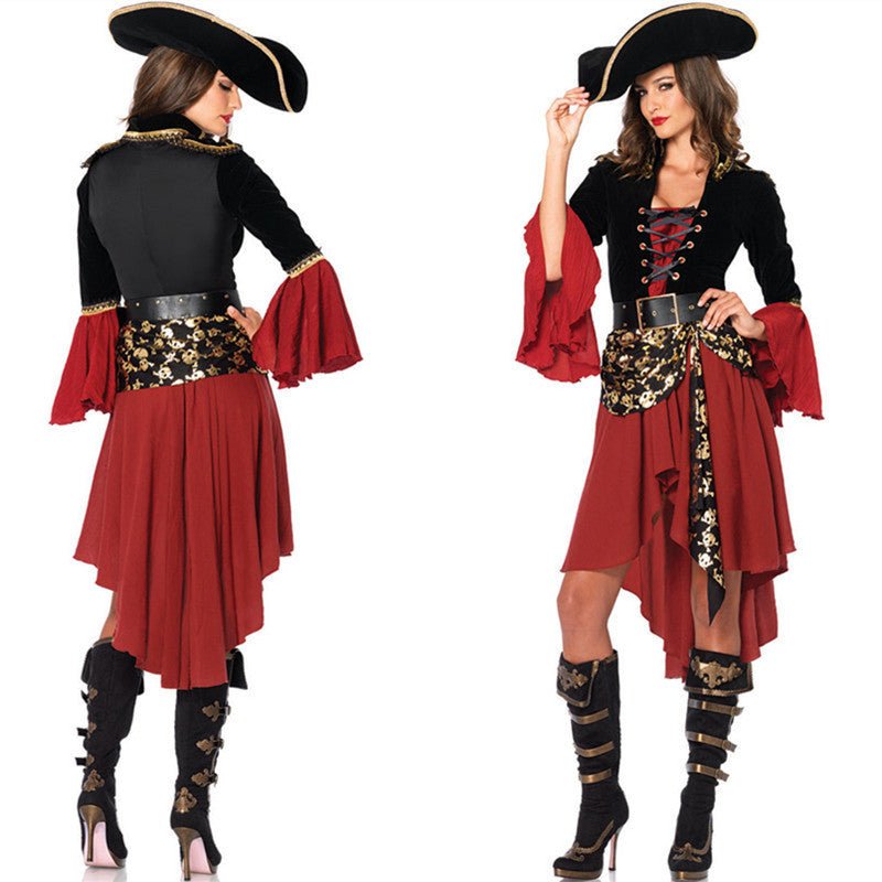 Women's Pirate Costume Halloween Costume - 0 - Scribble Snacks