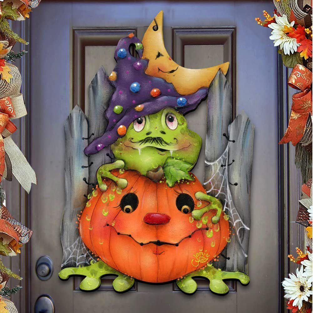 Wooden Halloween Decoration - 0 - Scribble Snacks