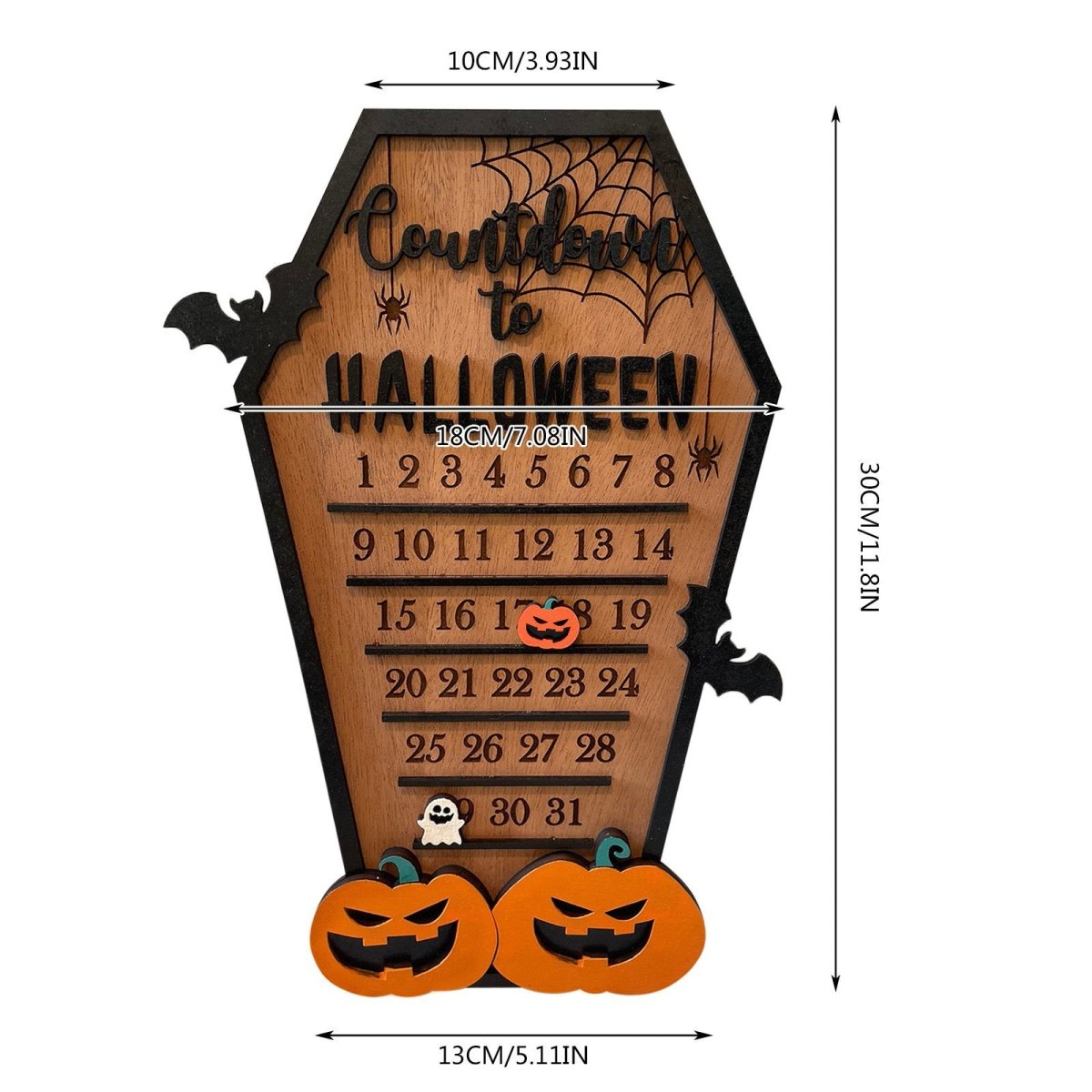 Wooden Halloween Decoration American Style - 0 - Scribble Snacks