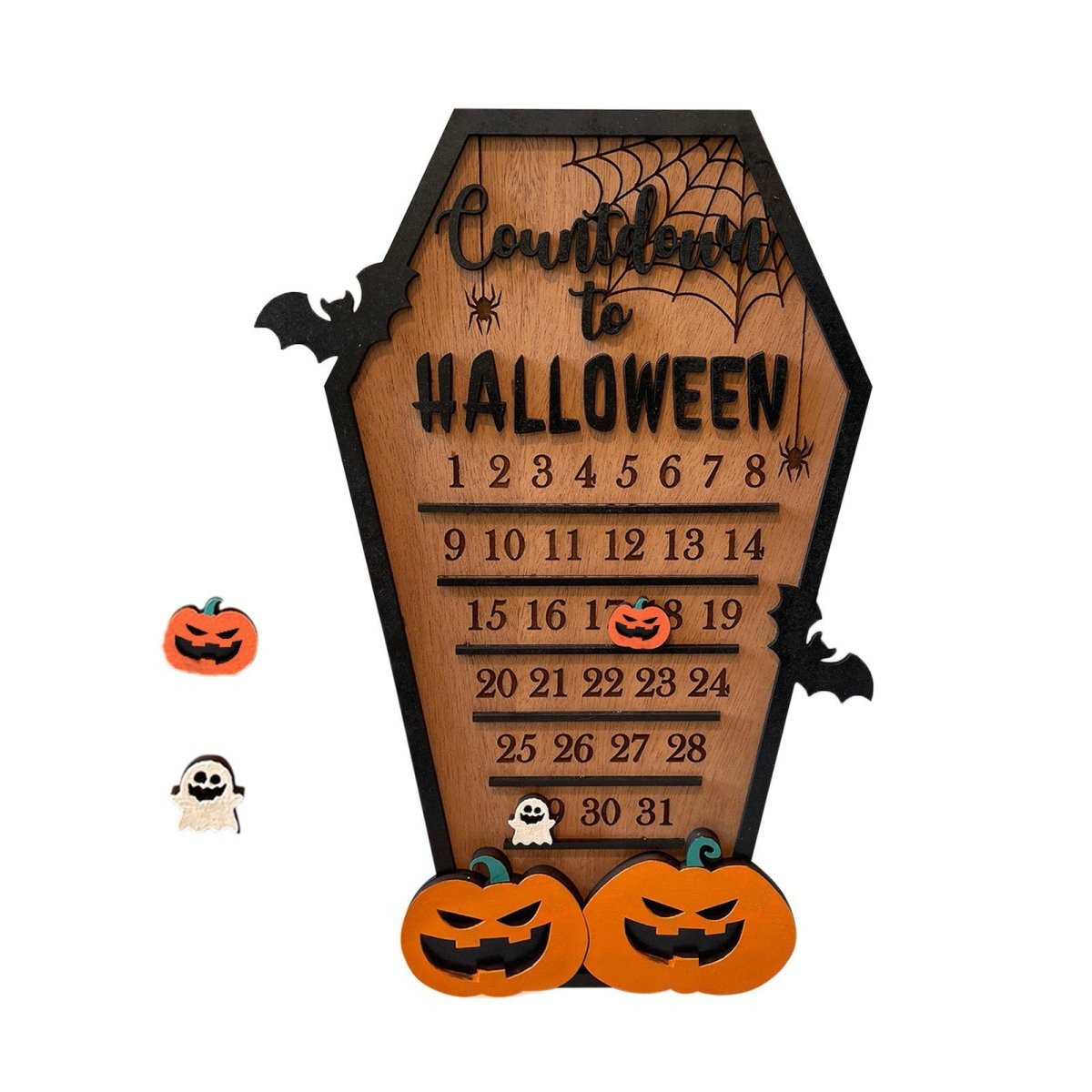 Wooden Halloween Decoration American Style - 0 - Scribble Snacks