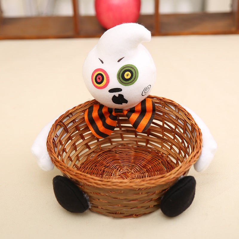 Woven Halloween Candy Cookie Basket - 0 - Scribble Snacks