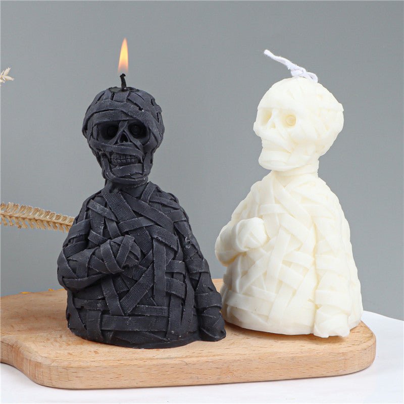 Zombie Skull Halloween Silicone Candle Mold - 0 - Scribble Snacks