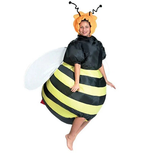 Adult Unisex Inflatable Bumblebee Costume - Inflatable Costume - Scribble Snacks