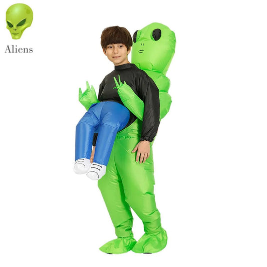 Alien Encounter Inflatable Costume - Inflatable Costume - Scribble Snacks