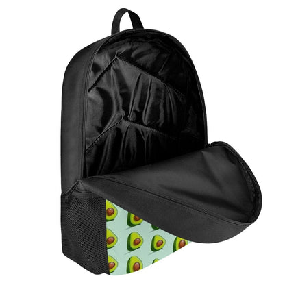 Avocado Pattern Backpack - Bags & Backpacks - Scribble Snacks